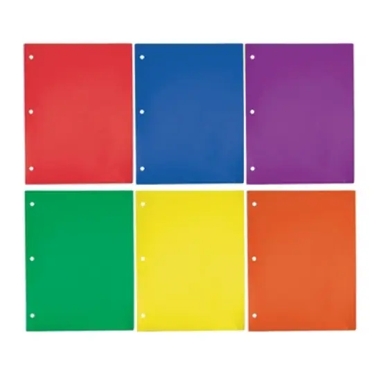 Geddes Premium 2-Pocket Classroom Folders - 48 per box image {2}