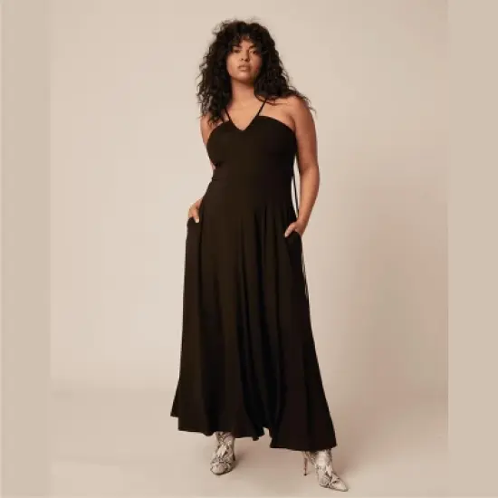11 Honor&eacute; Collection Women's Stretchy Halter Maxi Dress image {3}