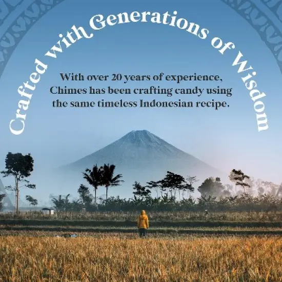 Chimes Ginger Chews Original Flavor Real Ginger 1.5 Oz. (Pack of 6) image {10}