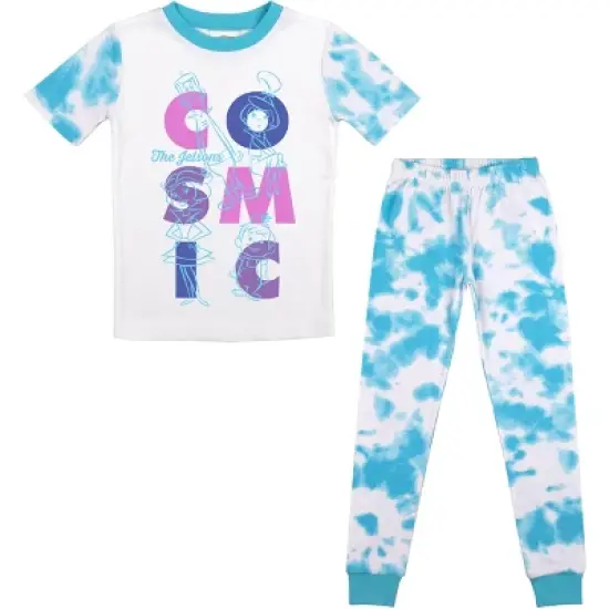 The Jetsons Cosmic Youth Blue & White Wash Pattern Sleep Set image {4}