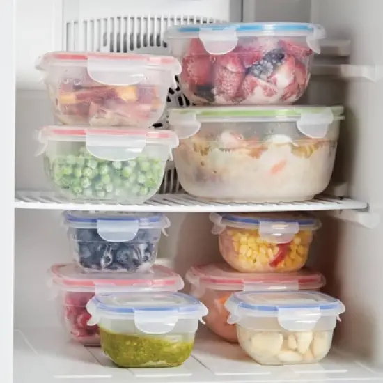 LocknLock Easy Essentials Color Mates Assorted Food Storage Container Set - 30pc image {2}