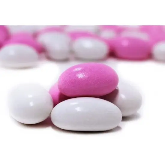 Pink and White Jordan Almonds Mix by It's Delish, 3.5 lbs Jumbo Container image {3}