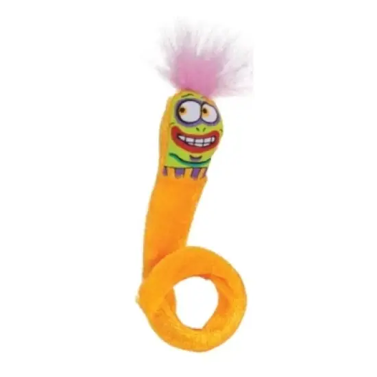 Fat Cat Springy Worm Catnip Toy - Assorted image {1}