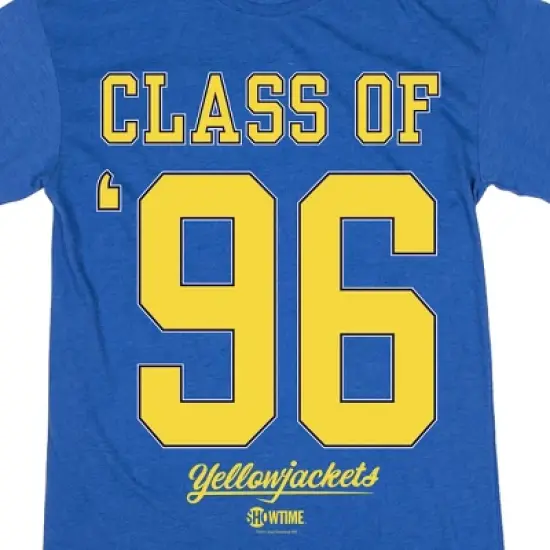 Yellowjackets Wiskayok High School Class of '96 Women's Royal Blue Short Sleeve Crew Neck Sleep Shirt image {1}