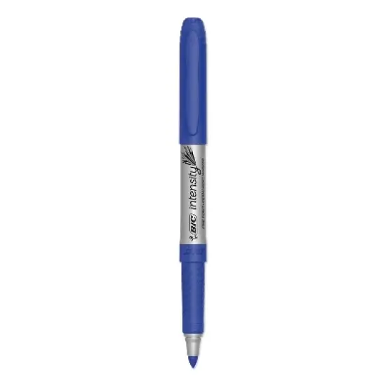 Bic Marking Fine Tip Permanent Marker Deep Sea Blue Dozen GPM11BE image {1}