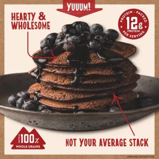 Kodiak Protein-Packed Flapjack & Waffle Mix Dark Chocolate - 18oz image {2}