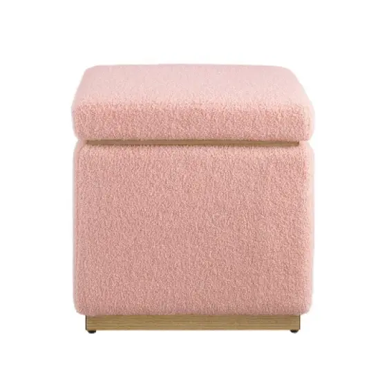 Lucinda Square Ottoman - Linon image {2}