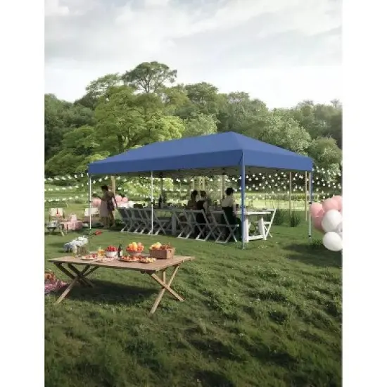 10'x20' Pop Up Canopy Tent, Easy to Set Up and Take Down, Waterproof UV Outdoor Events for Farmer Market, Party, Event, Patio image {6}