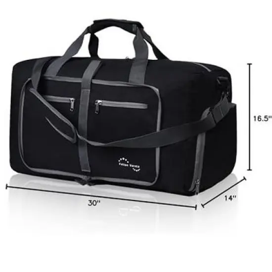 65L Duffle Bag Foldable Waterproof Travel Duffel Bags Duffle Overnight Weekend Travel Gym Bag image {1}
