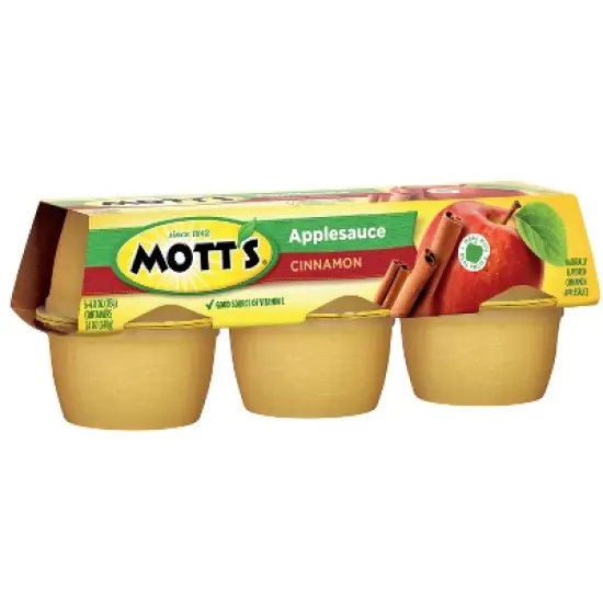 Mott's Cinnamon Applesauce Cups - 24oz/6ct image {7}