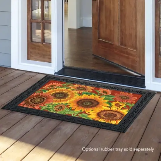 Briarwood Lane Colorful Sunflowers Fall Doormat Welcome Autumn Fl image {2}