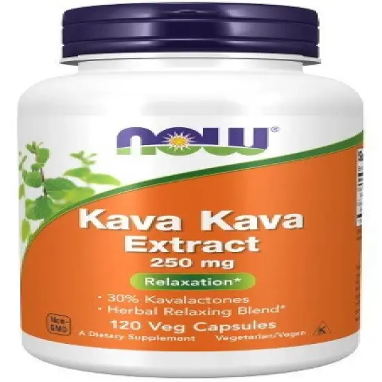Kava Kava 250mg 30% Extract by Now Foods  -  120 Capsule image {3}