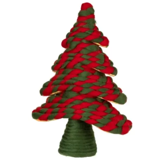 Northlight Twisted Yarn Plush Christmas Tree Decoration - 15.25" image {4}