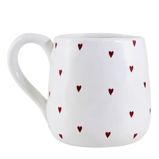 Craftoutlet.Com 4.25 In Happy Valentine's Day Latte Mug , Love Gift Coffee Cup (1PC) image {1}