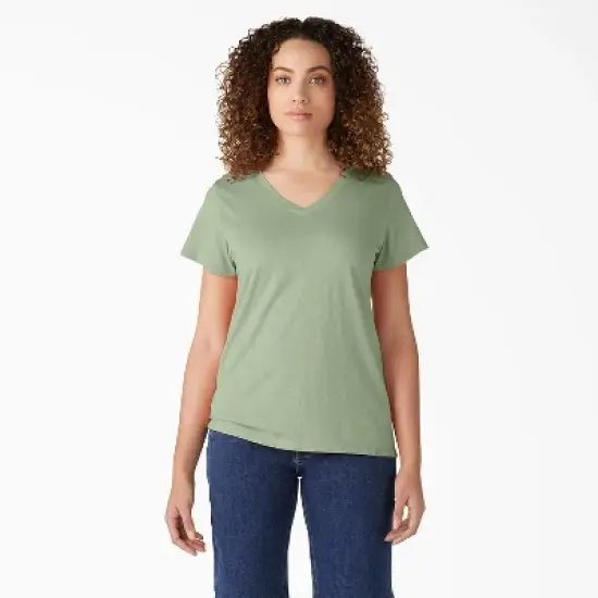Dickies Women's Short Sleeve V-Neck T-Shirt image {7}