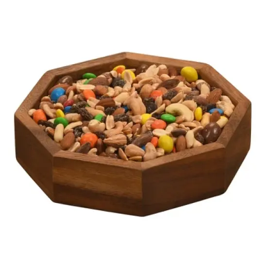 Kalmar Home Solid Acacia Octagon Candy/Nut Dish image {2}