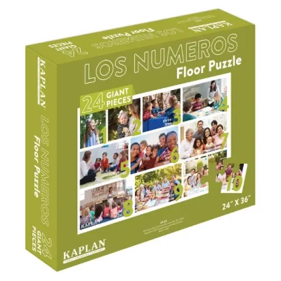 Kaplan Early Learning Numbers - Los Numeros - Spanish Floor Puzzle image {2}