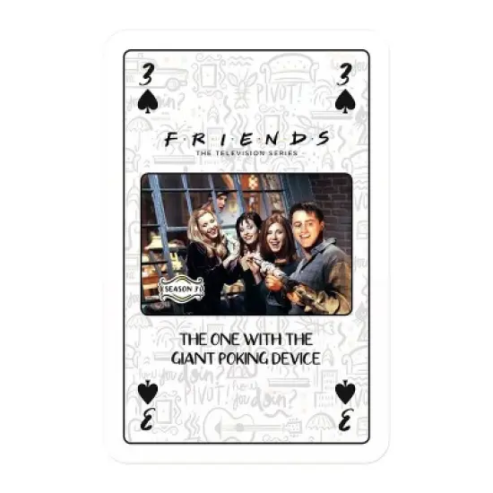 Top Trumps Friends Waddingtons Number 1 Playing Cards image {1}