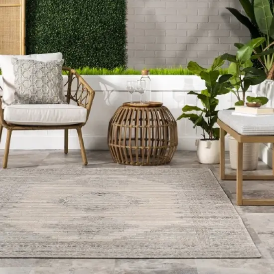 nuLOOM Deena Vintage Machine Washable Indoor/Outdoor Area Rug image {7}