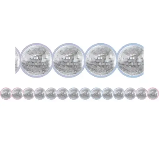 Teacher Created Resources&reg; Disco Balls Die-Cut Border Trim, 35 Feet Per Pack, 6 Packs image {1}