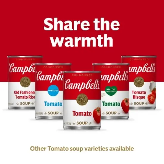 Campbell's Condensed Tomato Bisque Soup - 11oz image {9}