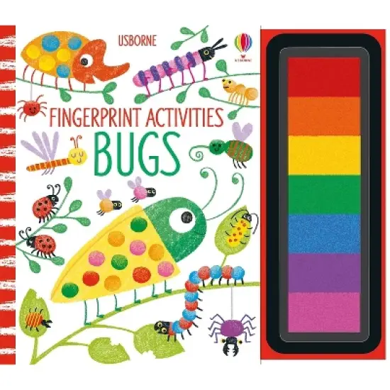 Fingerprint Activities Bugs - by  Fiona Watt (Spiral Bound) image {1}