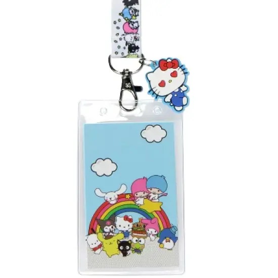 Hello Kitty and Friends Rainbows Breakaway Lanyard For Keys Keychain ID Badge image {1}