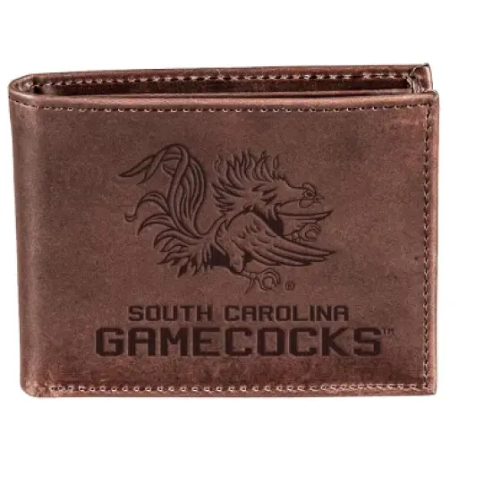Evergreen University of South Carolina Crazy Horse Collection Bi-Fold Wallet image {1}