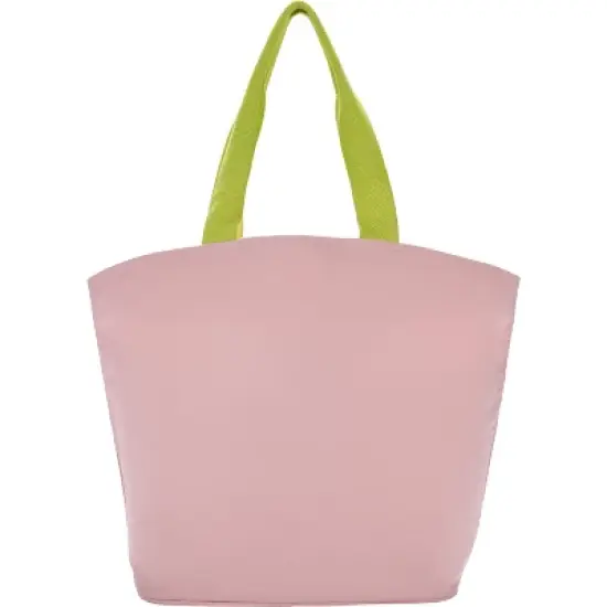 Mina Victory Palm Trees Blush Beach Tote Bag image {1}