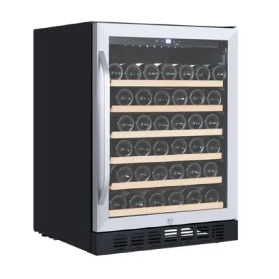 24'' Wine Cooler Refrigerator - 46 Bottle Capacity, Stable Temperature Control, Digital Control Panel image {7}