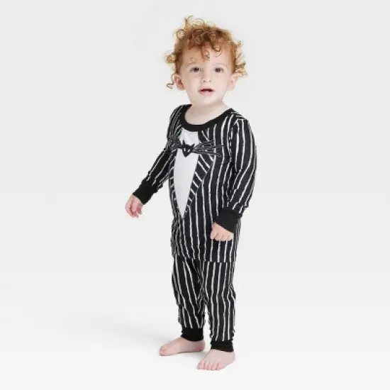 Toddler Boys' Disney The Nightmare Before Christmas Jack Skellington Pajama Set - Black image {5}