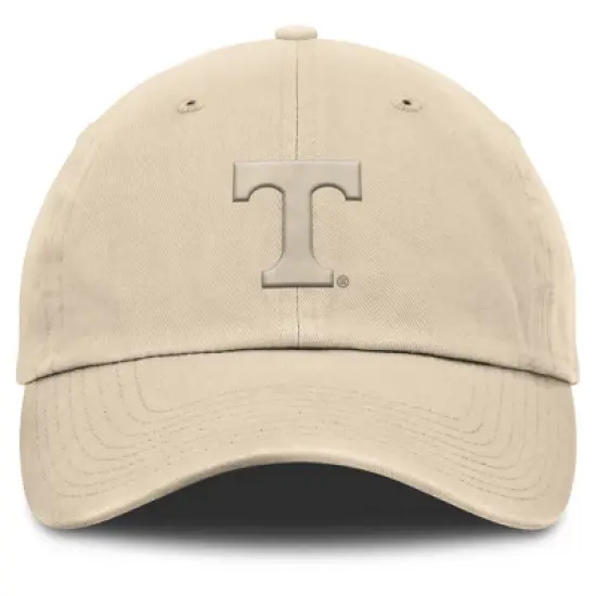 NCAA Tennessee Volunteers Unstructured Khaki Tonal Cotton Hat image {1}