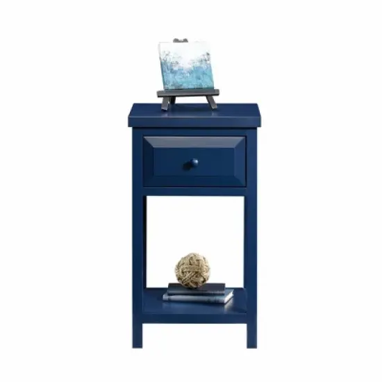 Cottage Road Side Table - Indigo Blue - Sauder image {1}