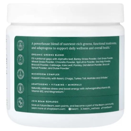 Beam Greens, Strawberry Kiwi, 5.29 oz (150 g) image {2}