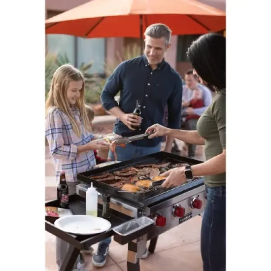 Camp Chef Portable 4 burner Flat Top Gas Grill FTG600P image {13}