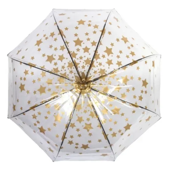 ShedRain Bubble With Stars Bubble Umbrella - Clear image {2}