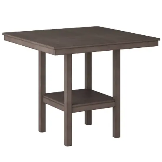 Tuscany Counter Height Dining Table Washed Gray - CorLiving image {2}
