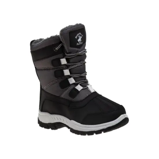 Beverly Hills Unisex Boys Girls Slip Resistant Faux Fur Lined Winter Snow Boots (Little Kid) image {9}