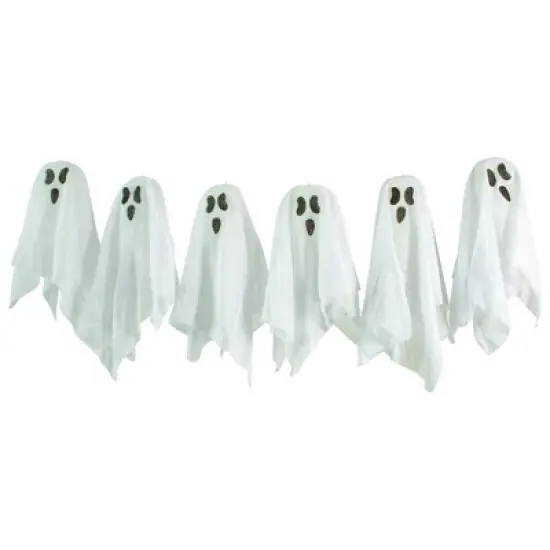Northlight Lighted Ghost Family Halloween Outdoor Decorations - Multicolor Lights - 6pc image {3}