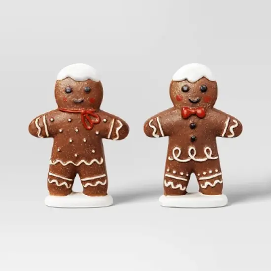 2pk Christmas Ceramic Gingerbread Decor - Wondershop&trade; image {5}