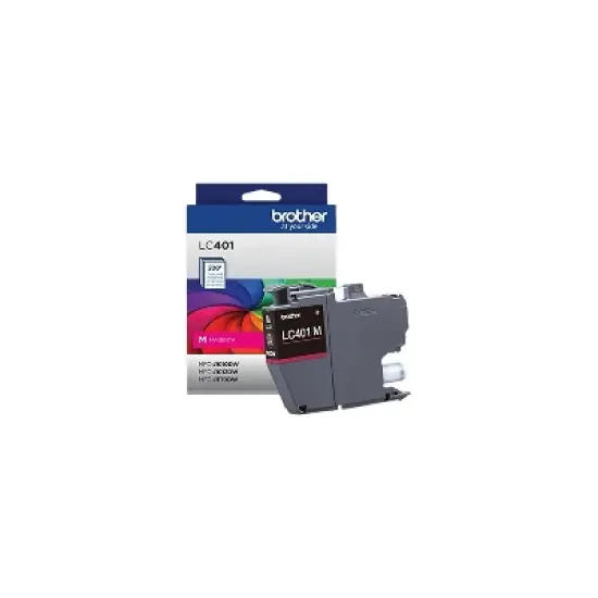 Brother LC401 Magenta Standard Yield Ink Cartridge (LC401MS) image {1}