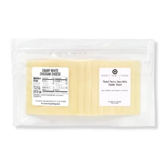 Sharp White Cheddar Cheese - price per lb - 0.4-0.7lbs - Market Pantry&trade; image {3}