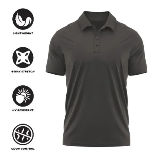 Men's Texas A and M University - Commerce Adult Polo Left Chest Logo image {4}