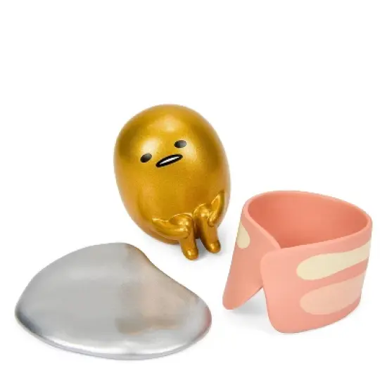 NECA Breakfast with Gudetama The Lazy Egg 3" Vinyl Figure - 2pk image {6}