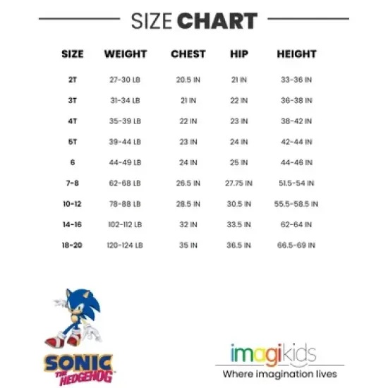 SEGA Sonic The Hedgehog Knuckles Tails 3 Pack Graphic T-Shirts Red/Blue/Yellow image {6}