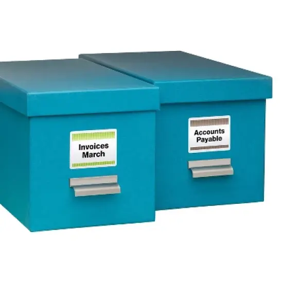 Avery Permanent ID Labels Inkjet/Laser 2 x 2 5/8 White 225/Pack 6572 image {5}