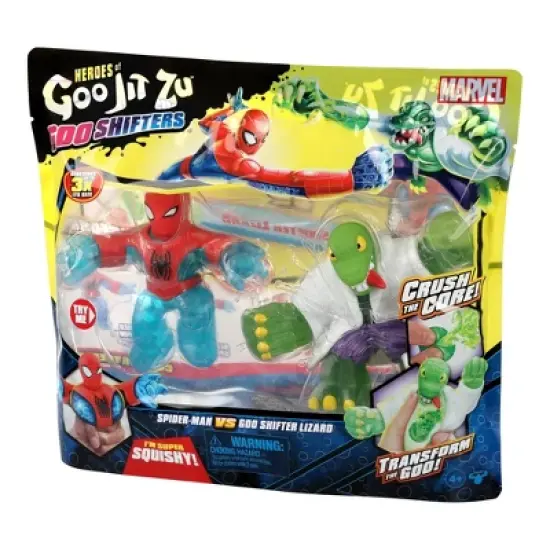 Heroes of Goo Jit Zu Marvel Spider-Man vs The Lizard Goo Shifter Hero Pack image {10}