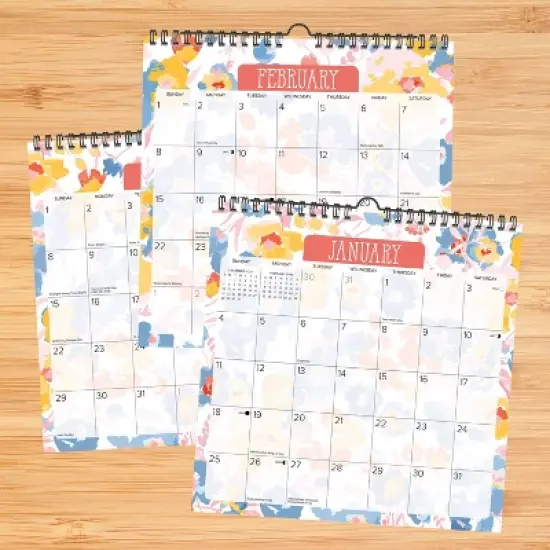 Willow Creek Press 12"x12" 2026 Meadow Flowers Spiral Wall Calendar image {2}