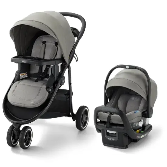 Graco Modes 3 Lite Platinum Travel System - Gray image {5}