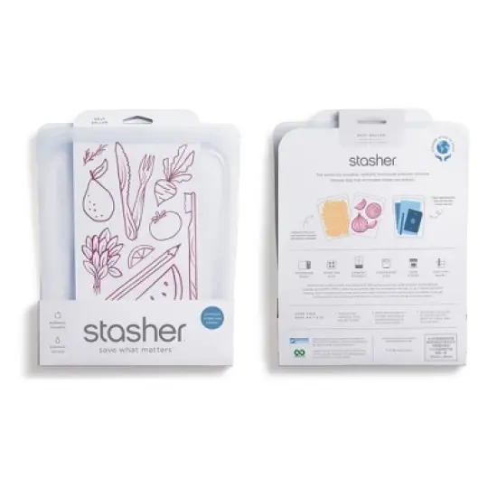 Stasher Reusable Food Storage Half Gallon Bag - Clear image {2}